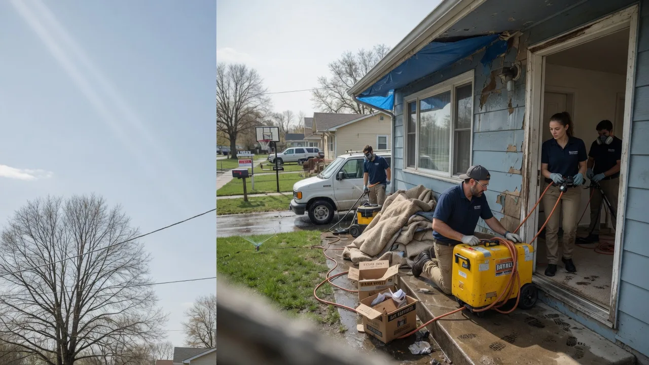 Basement Flood Cleanup in Mosherville, MI near me